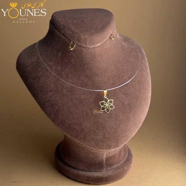 آویز طلا گلبرگ